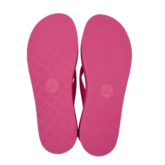 GUCCI Chevron Logo Thong Flip Flop Sandals 37 - Picture 9 of 12